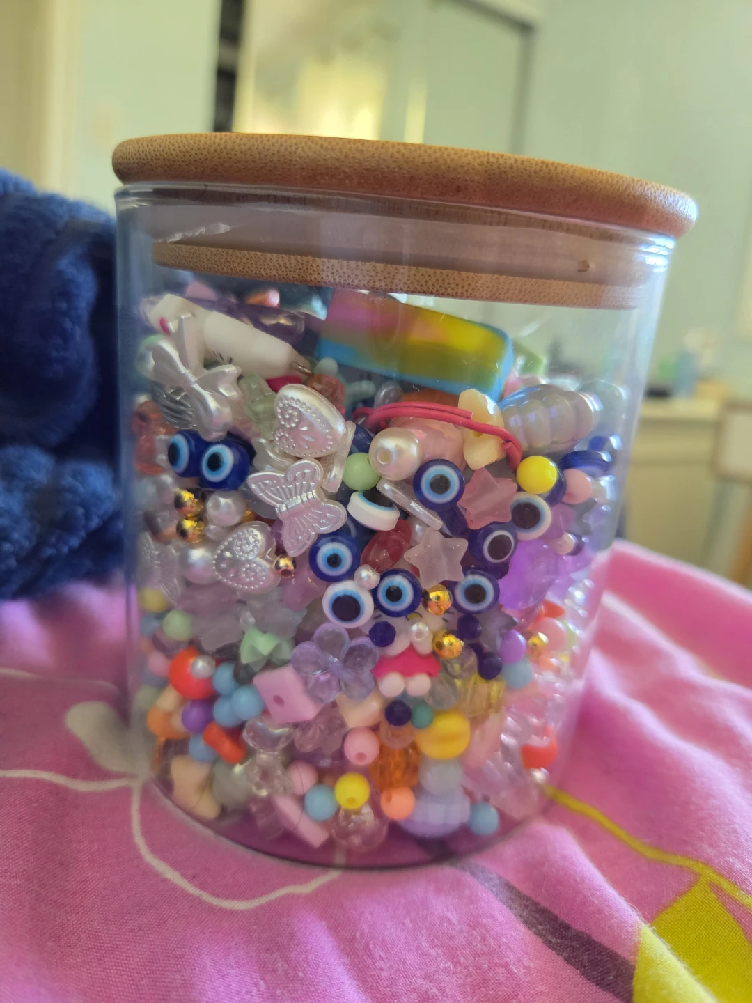 Assorted Beads + Charms Jar