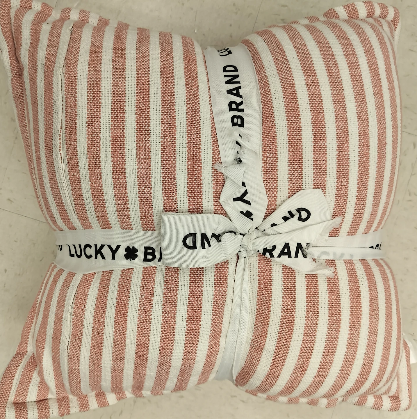 Lucky Brand Set of Two Cotton Decorative Pillows - Stripe - photo 2