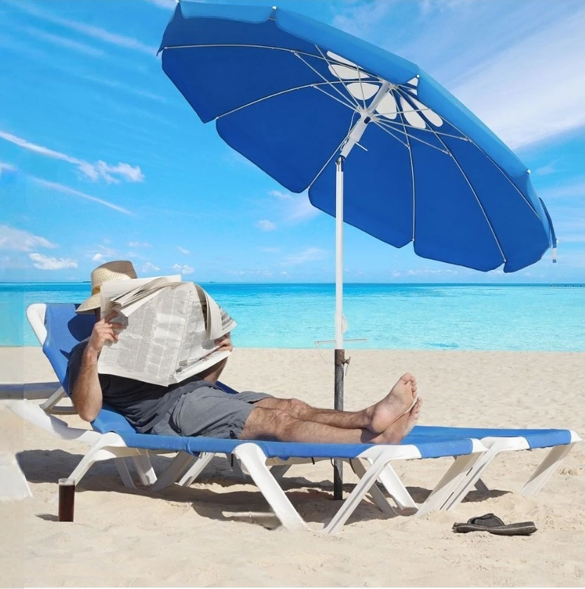 BRAND NEW Songmics Sand Anchor Beach Umbrella