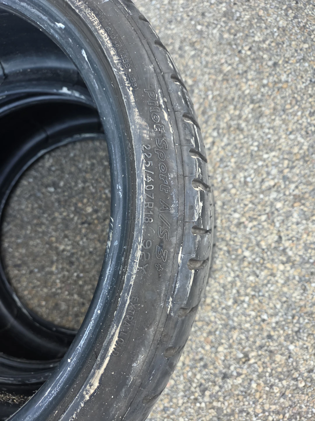 225/40R18 Michelin Pilot Sport A/S 3+ Tires - 225/40ZR18 - photo 2