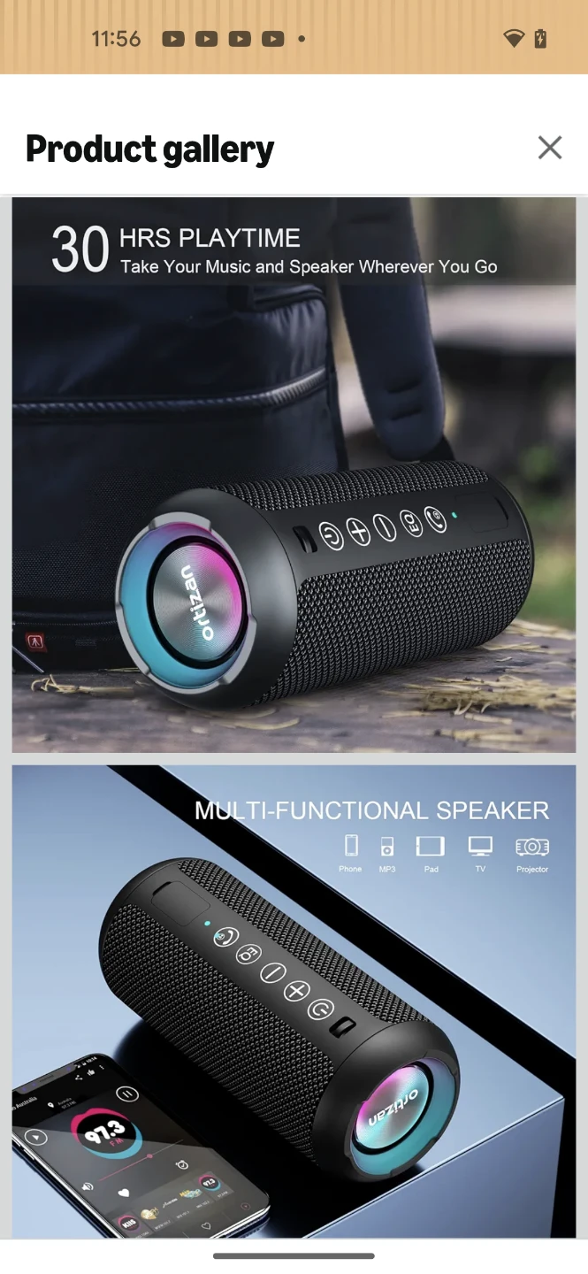 Ortizan Portable Bluetooth Speaker - photo 3