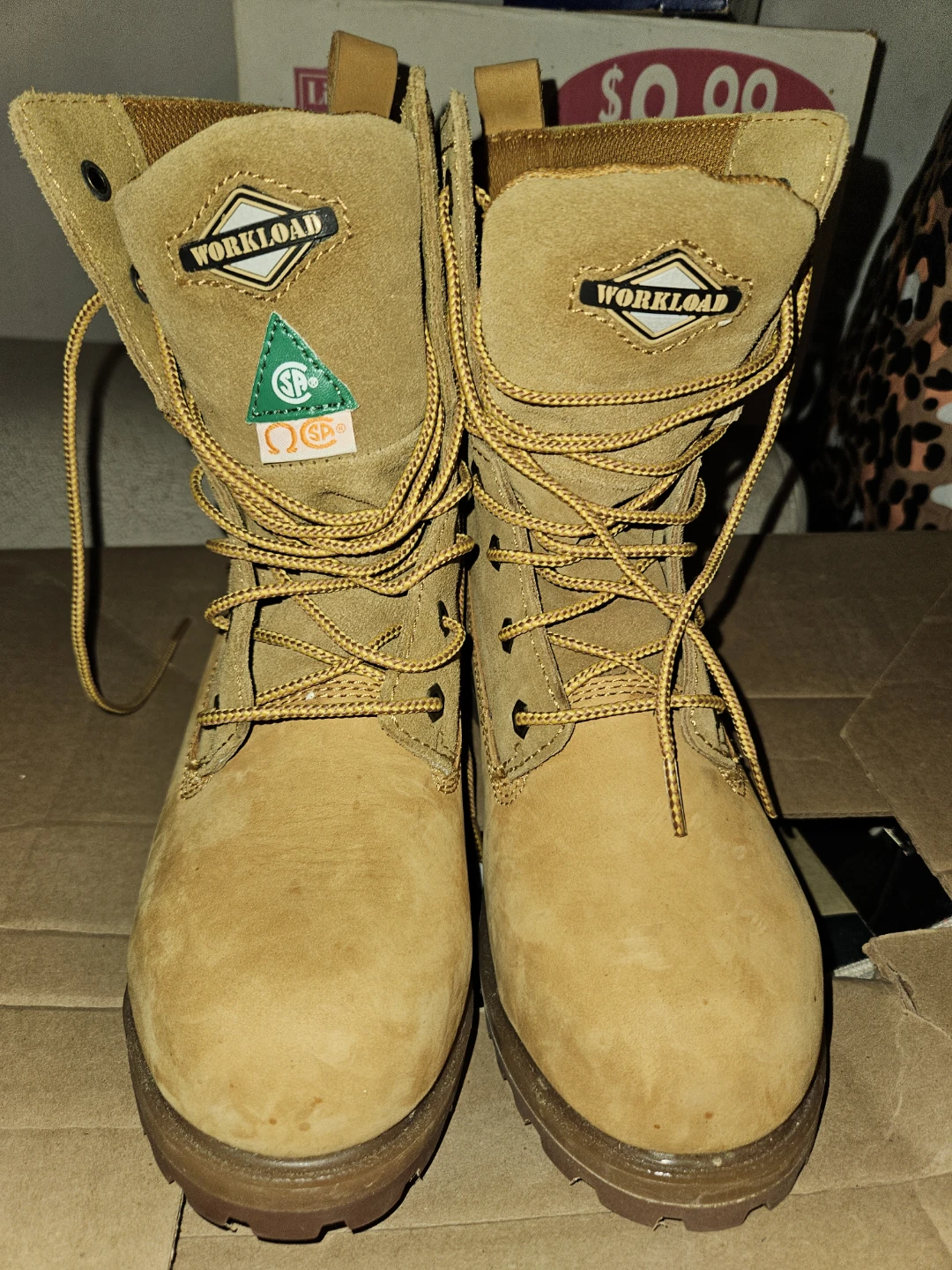 Workload Leather Boots