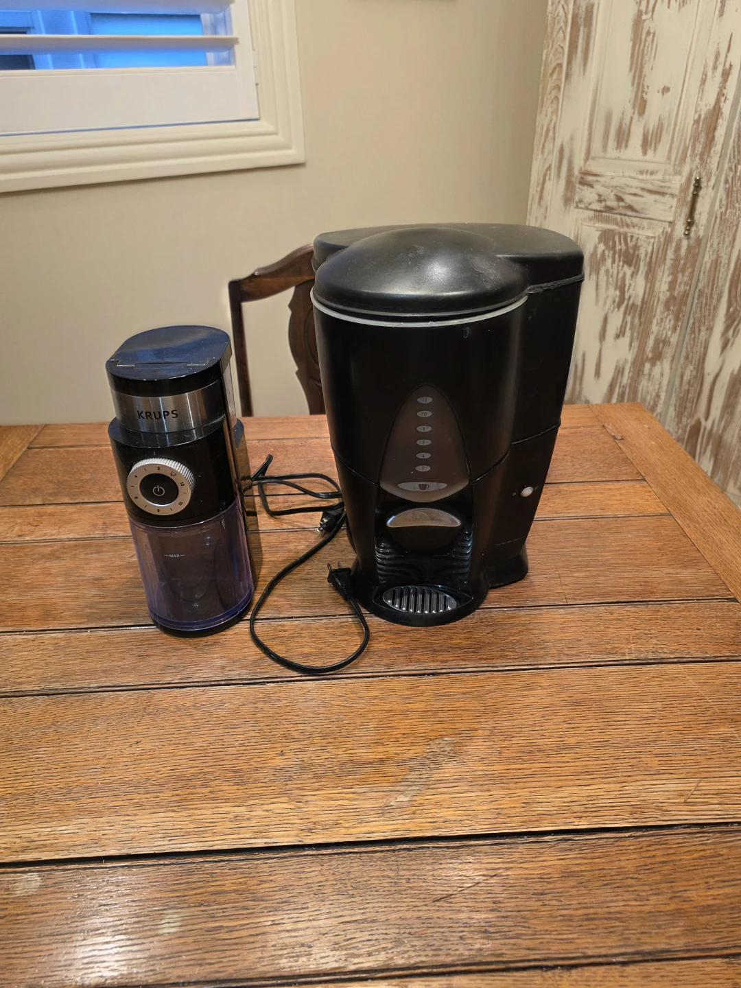 Krups Coffee Grinder and Coffee Maker Bundle
