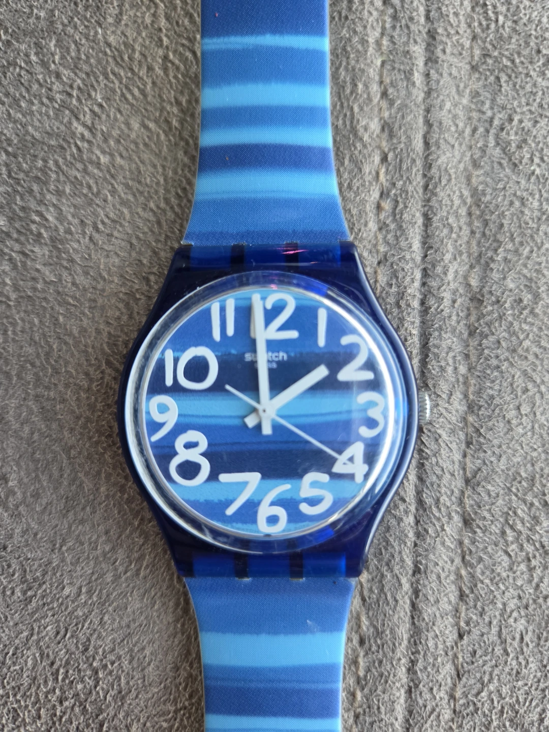 Swatch Watch Blue Striped - photo 2