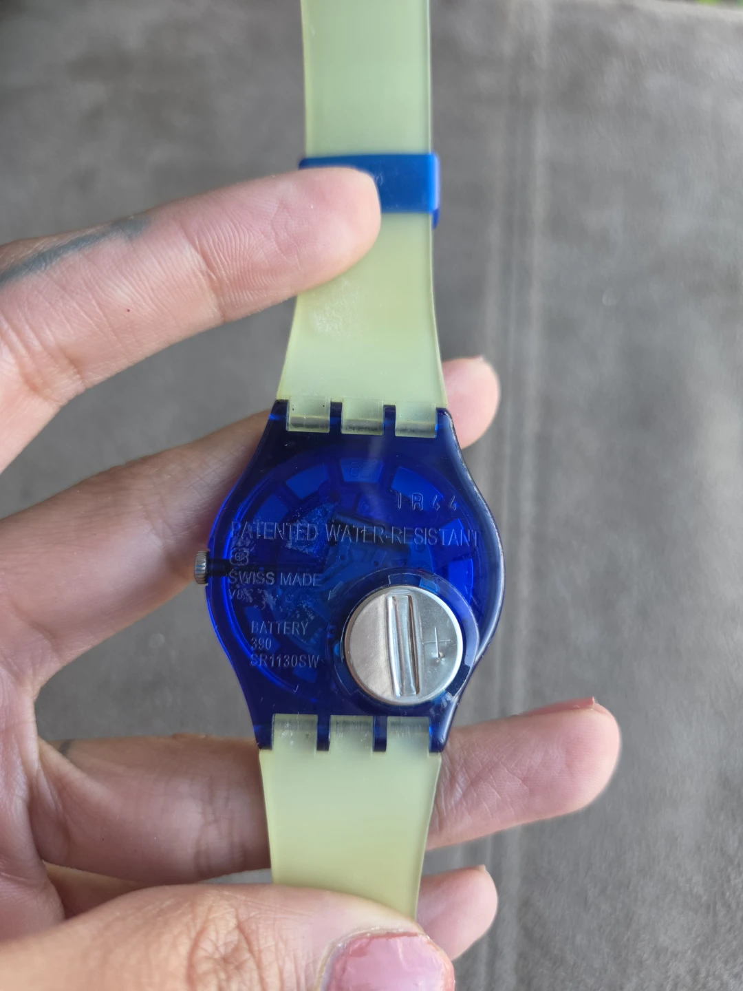 Swatch Watch Blue Striped - photo 3
