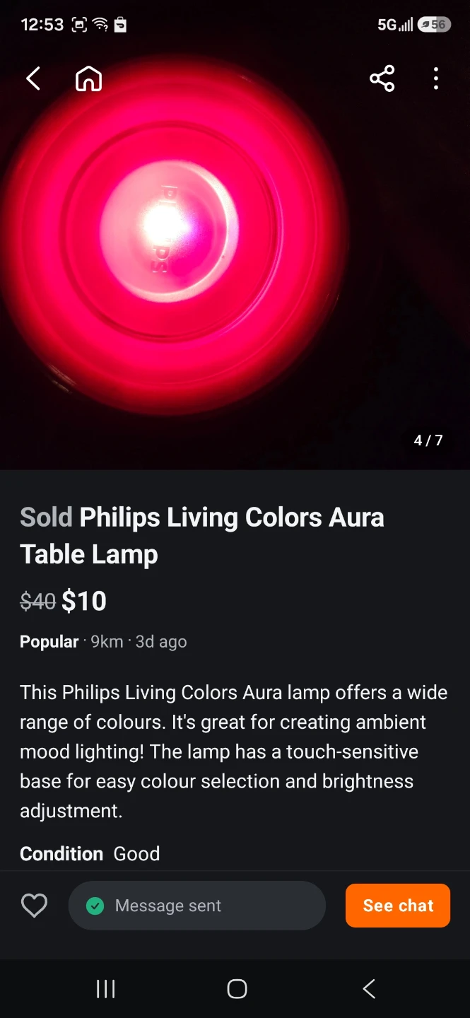 Philips Living Colors Aura Table Lamp - photo 5