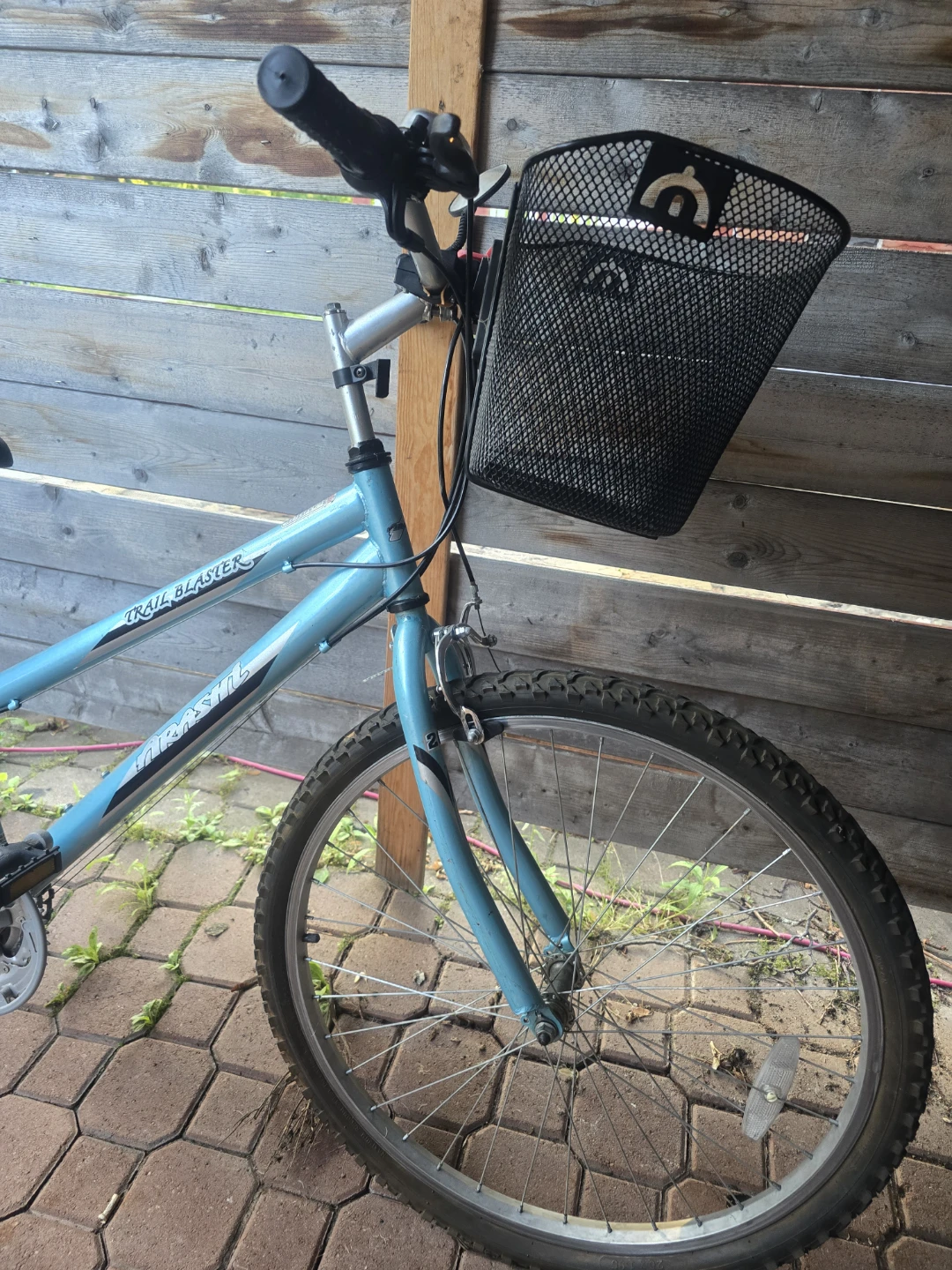 Blue Trail Blaster 10-Speed Bicycle with Basket - photo 4