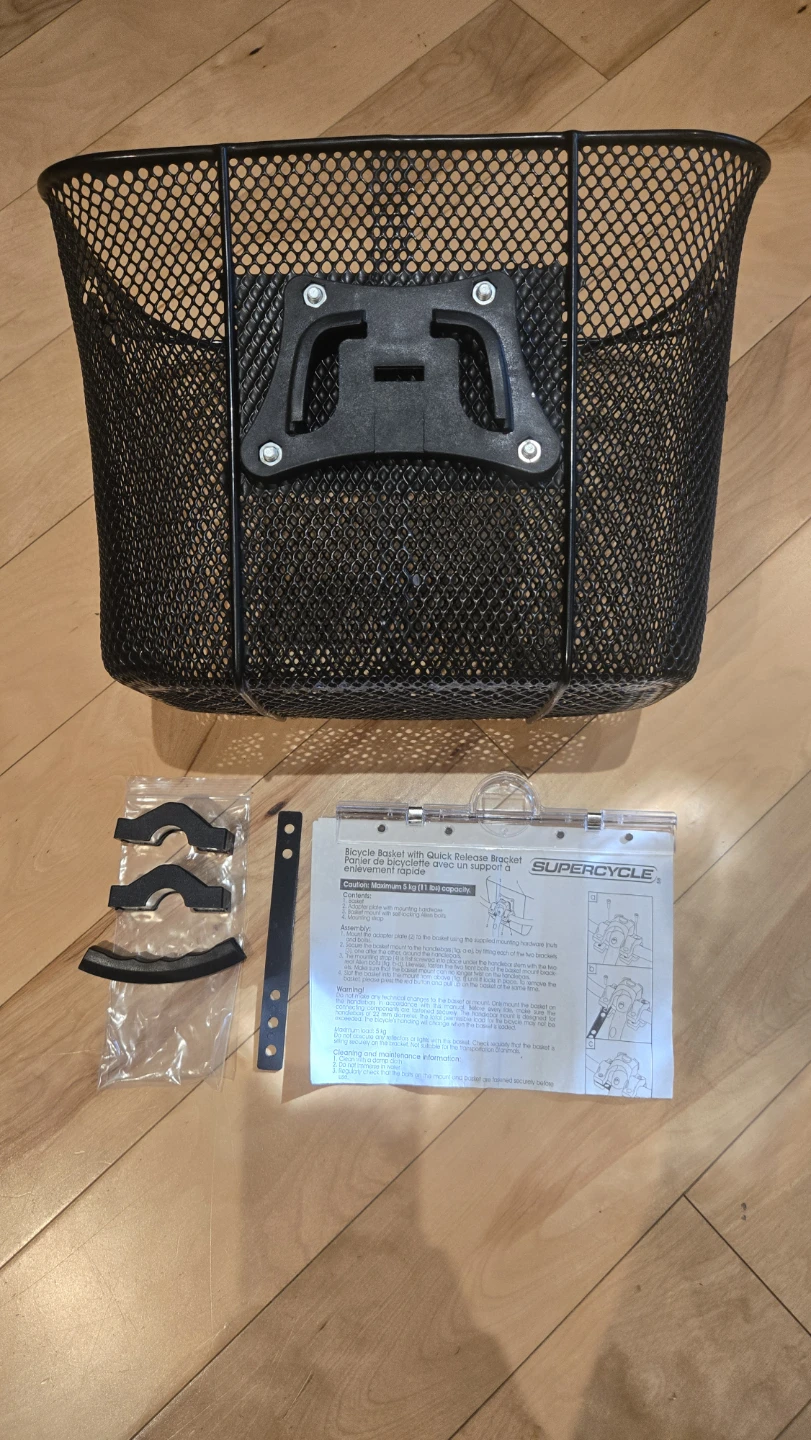 Supercycle Bicycle Basket with Quick Release Bracket - photo 3