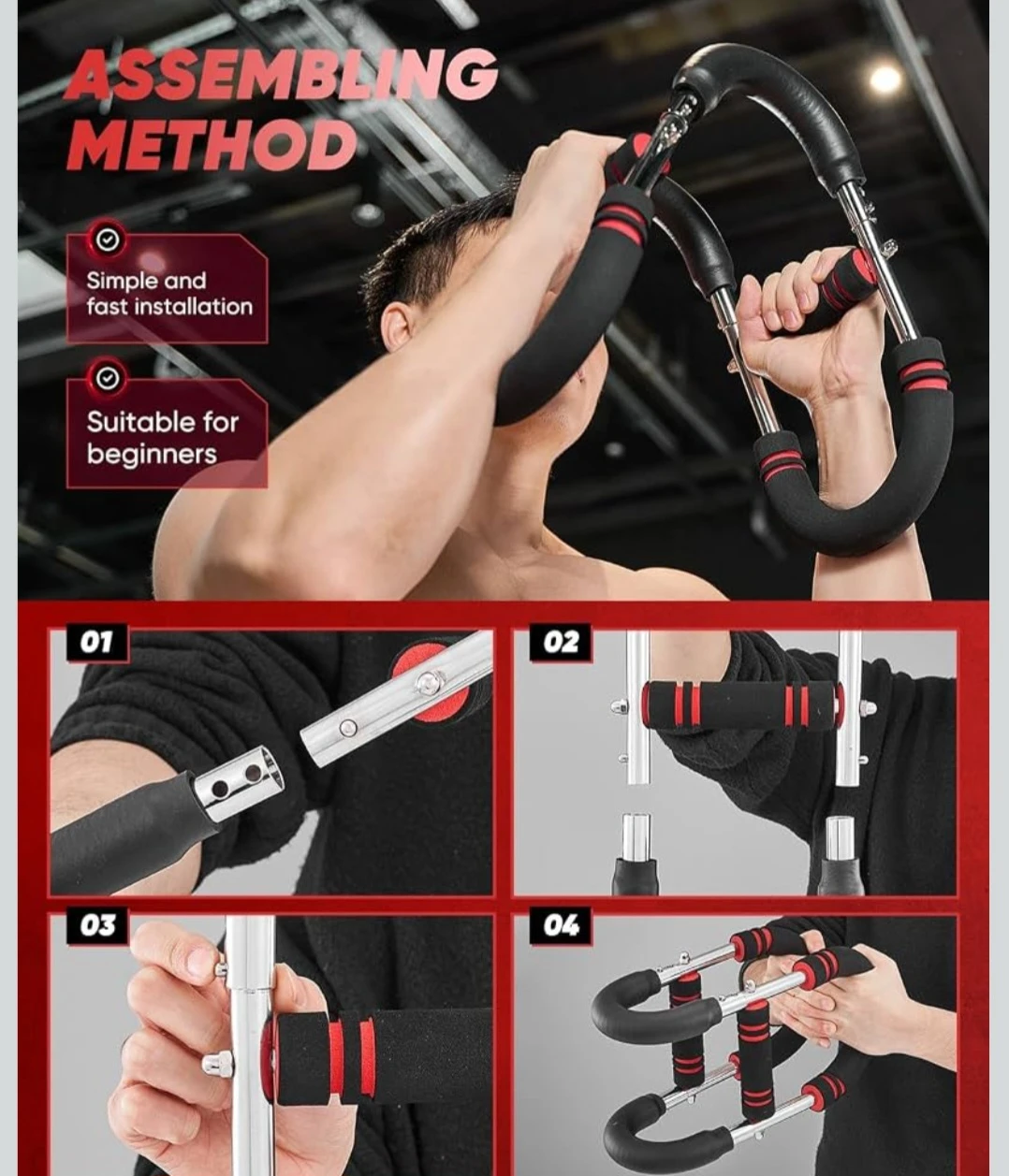 Saker Twister Arm Exerciser - Traditional Arm Bar - photo 5