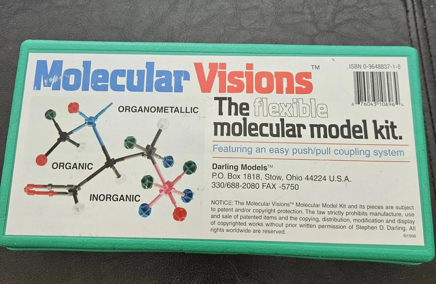 Molecular Visions Flexible Molecular Model Kit (Darling Models) - photo 2