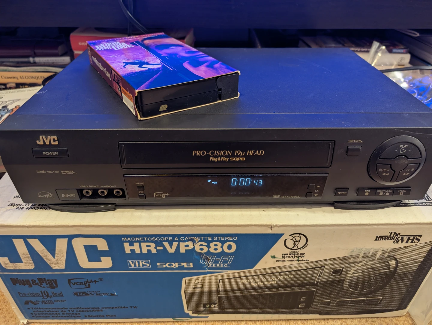 JVC VHS VCR Hi-fi Stereo SQPB
