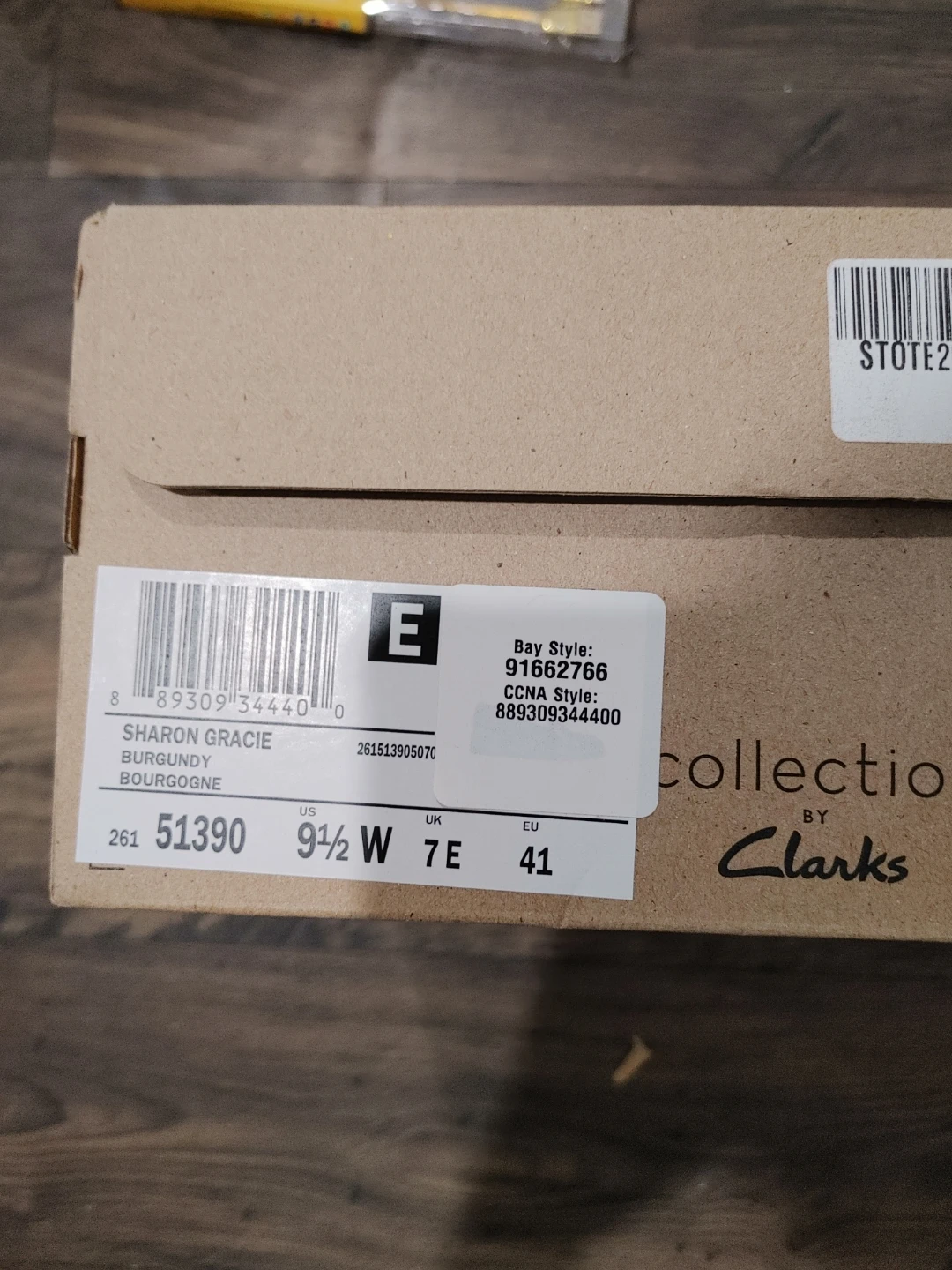 🧡WOMENS CLARK GENUINE BURGUNDY LEATHER SHOES LIKE NEW SIZE 9.5W - photo 3