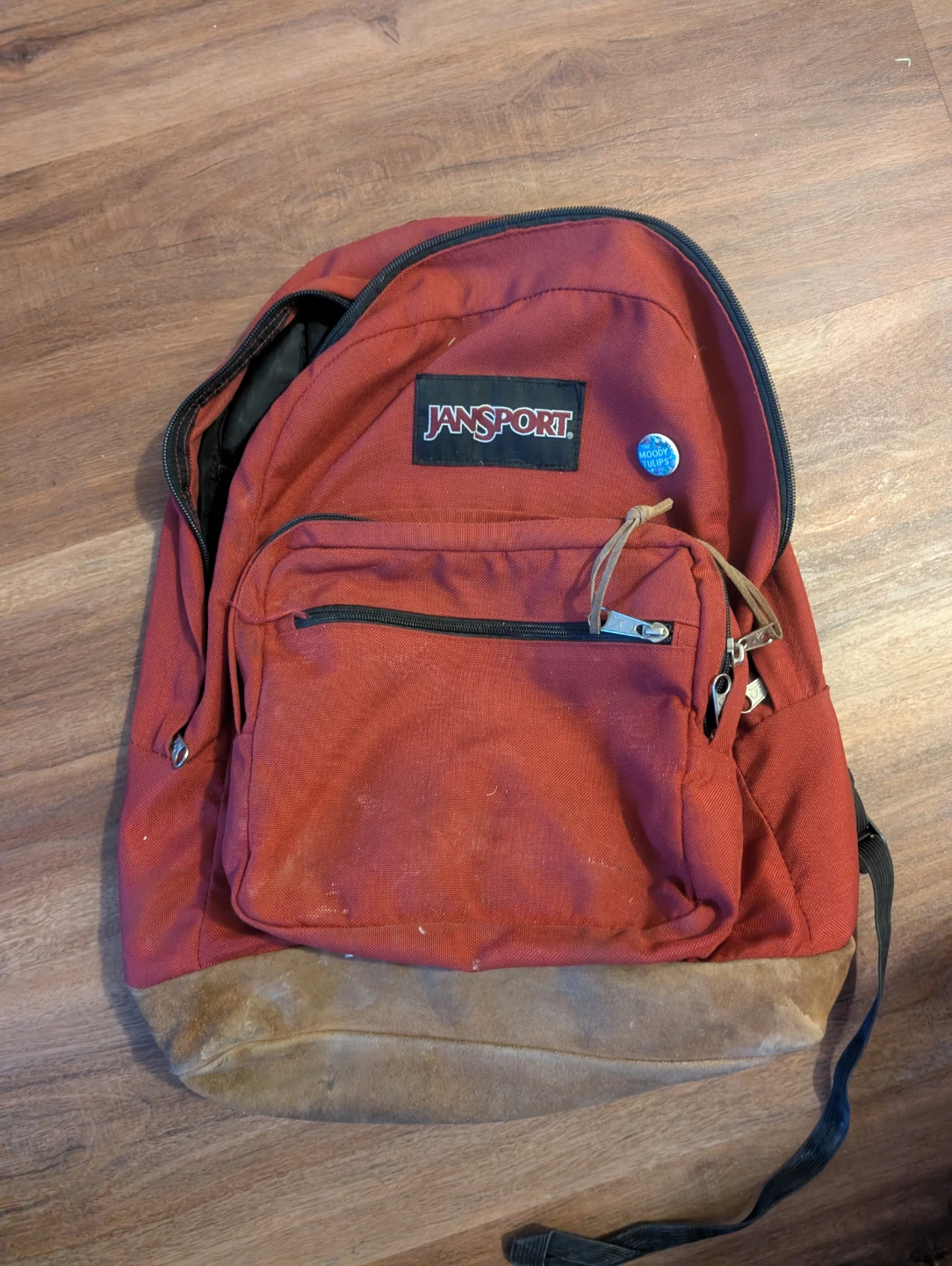 Red Jansport backpack