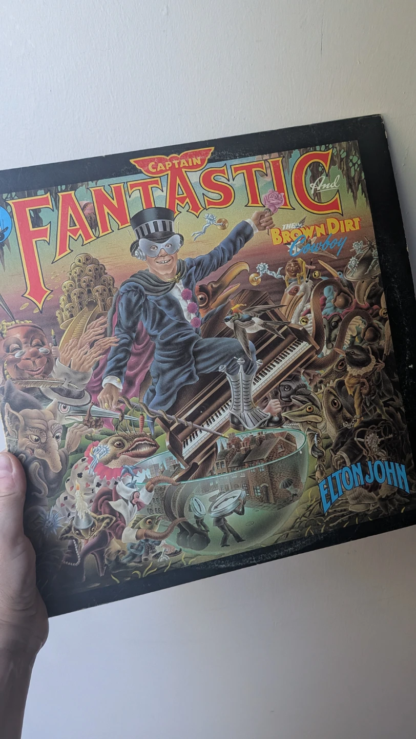 Elton John Captain Fantastic Brown Dirt Cowboy Vinyl Record