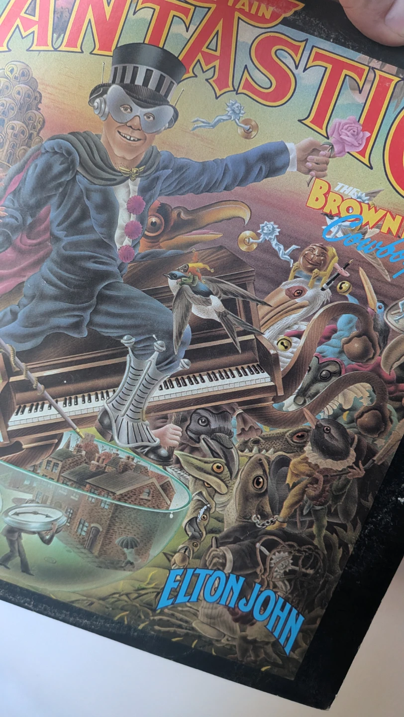 Elton John Captain Fantastic Brown Dirt Cowboy Vinyl Record - photo 2