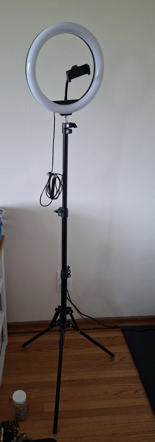 Ring Light with Phone Holder and Tripod Stand - photo 5