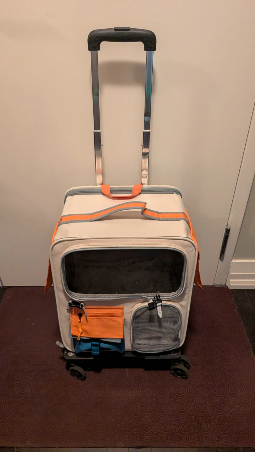 Rolling Pet Carrier Bag