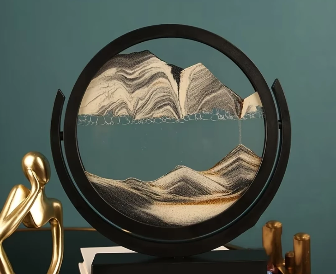 HOUR 3D SAND GLASS RELAXING BRAND NEW - photo 2