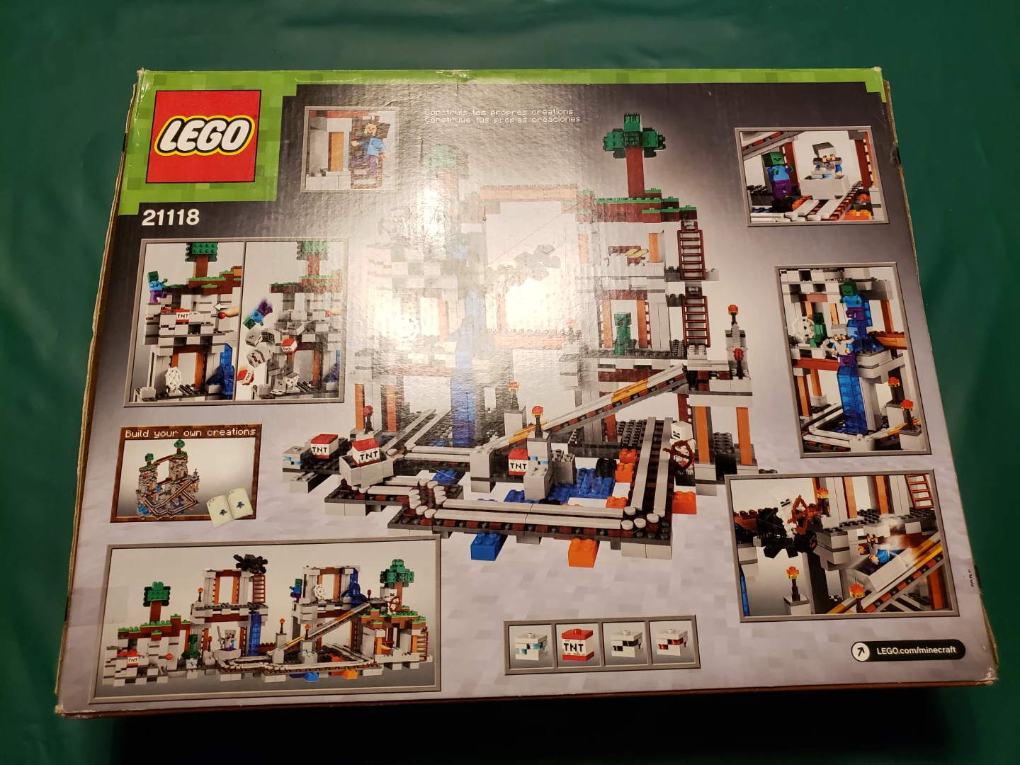 LEGO Minecraft The Mine Building Toy Set 21118 - photo 2