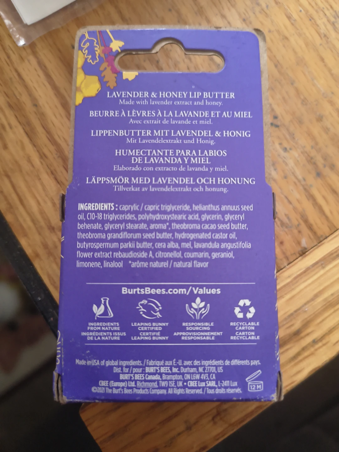 Burt's Bees Lavender & Honey Lip Butter - photo 3
