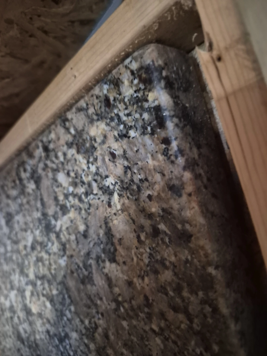 Granite chocolate/baking Stone in wooden Box - photo 2