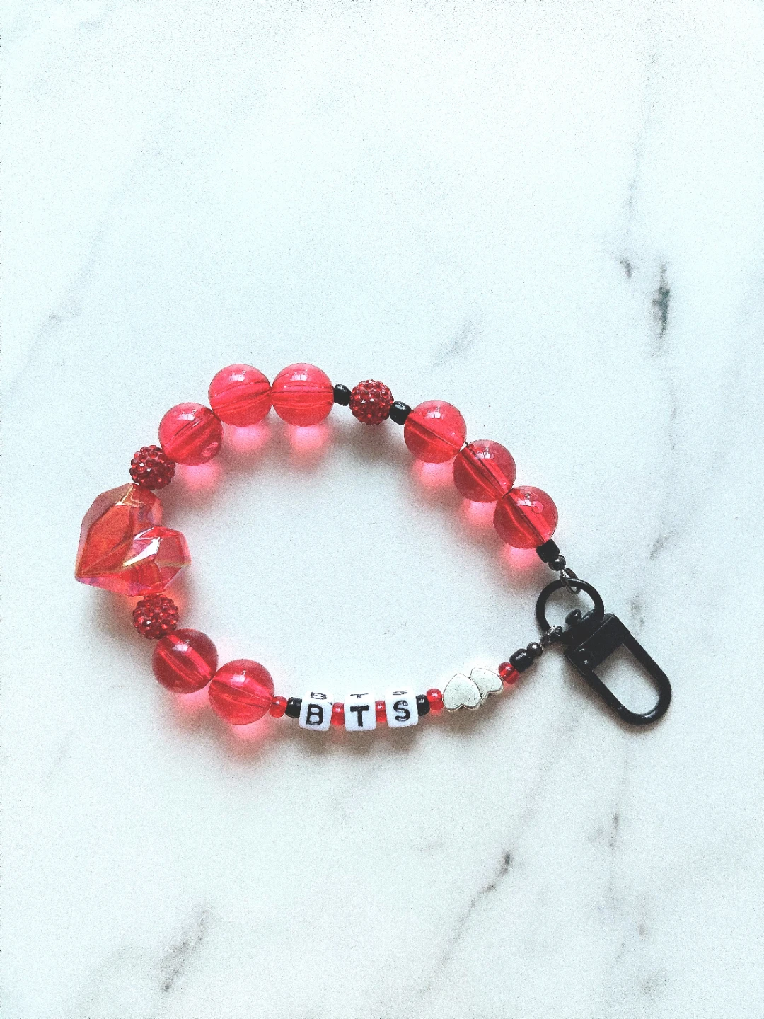 BTS Red Wrist/Purse Charm