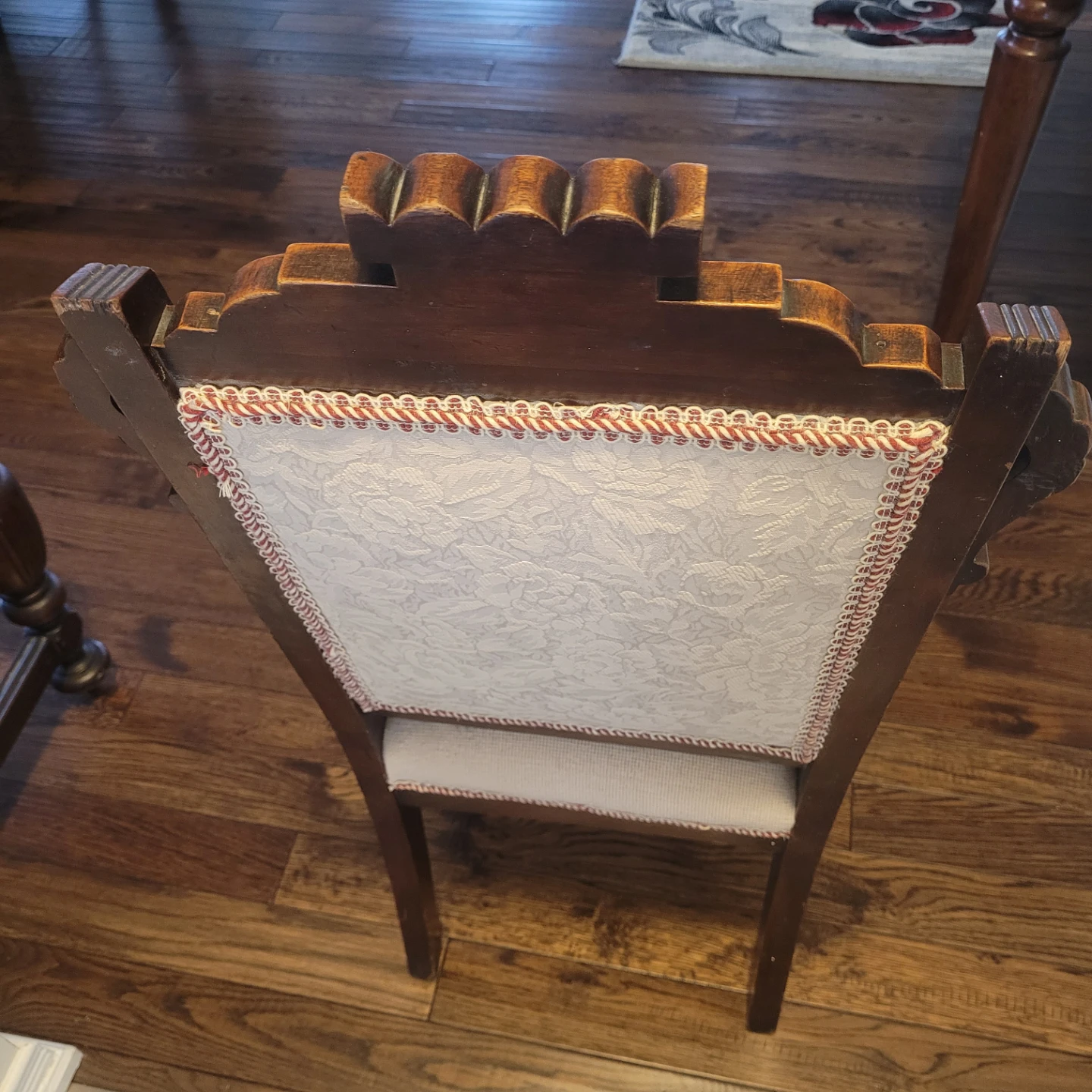 Vintage Needlepoint Accent Chair - photo 3