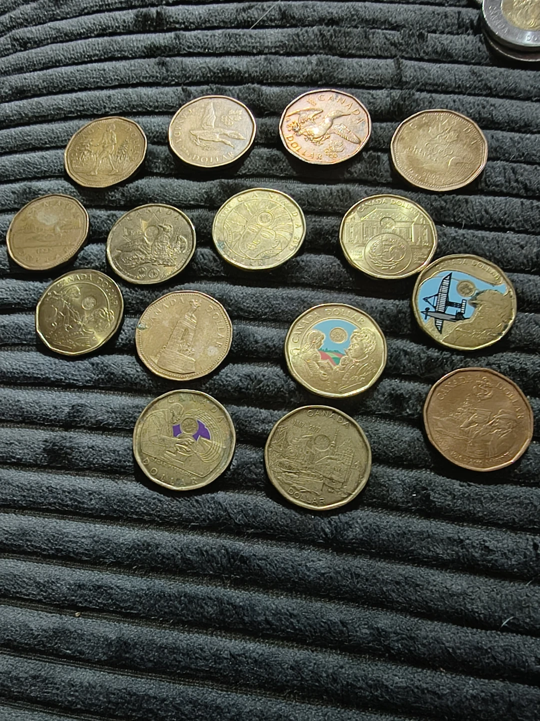 Collection of Canadian Dollar Coins