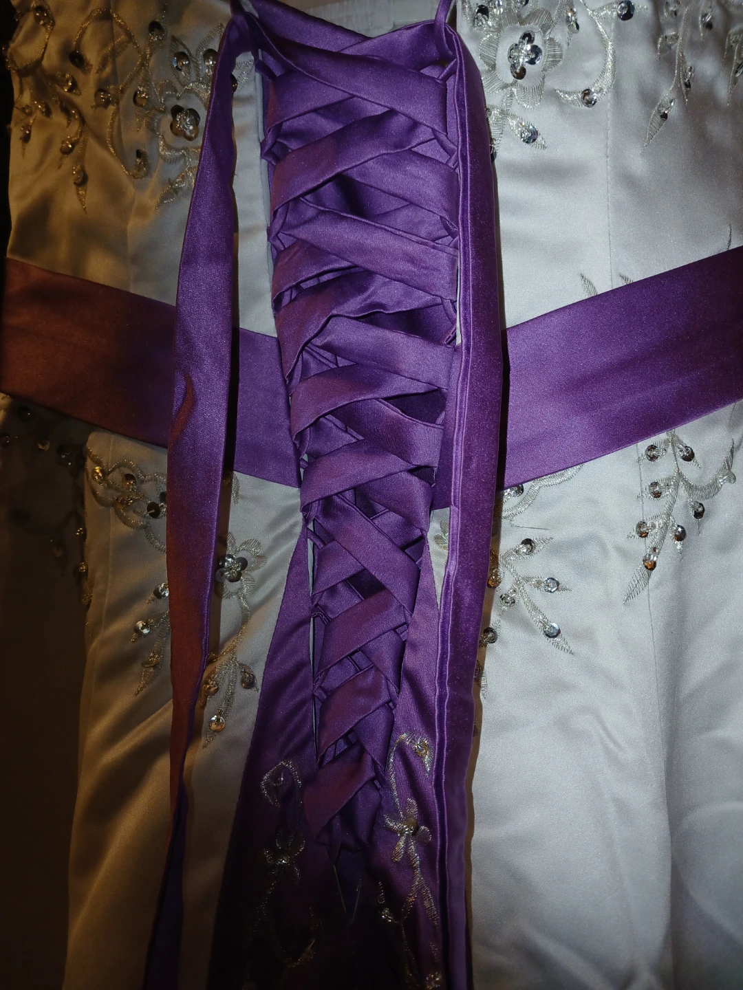 White Strapless Wedding Dress - photo 5