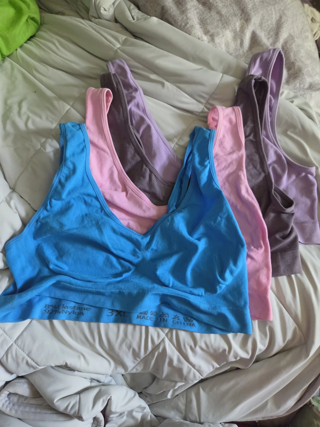 NEW 3XL Comfort Bras - Pack of 4
