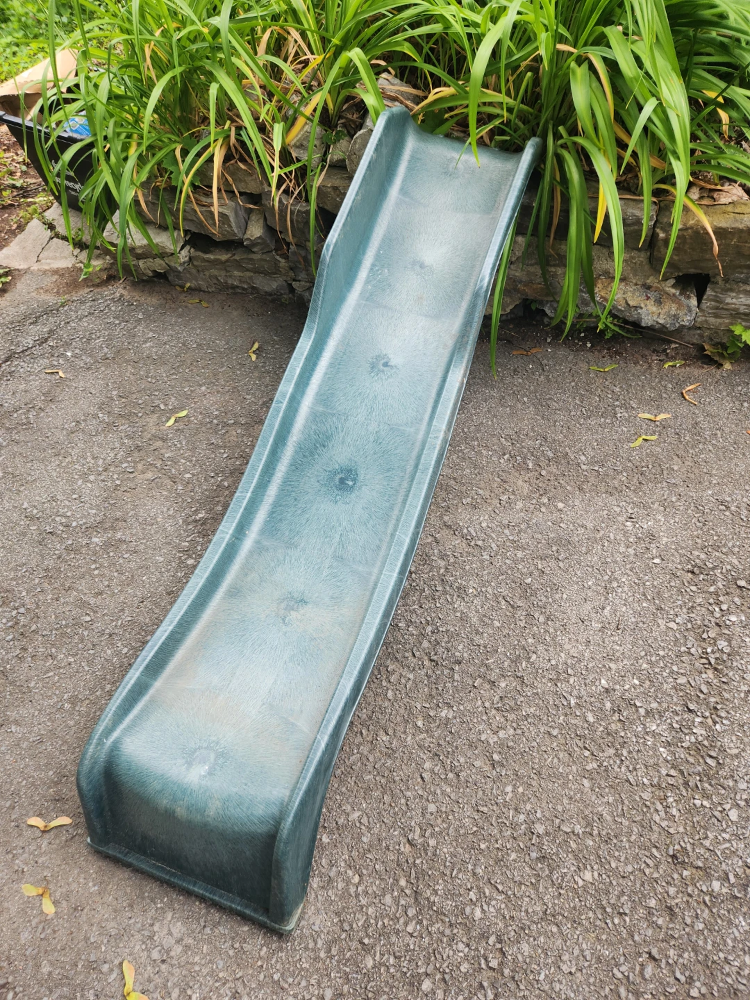 Plastic Toddler Slide  approximately 6 feet long