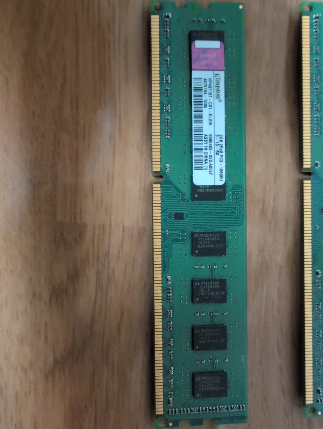 Kingston 2GB DDR3 PC3-10600 RAM - photo 4