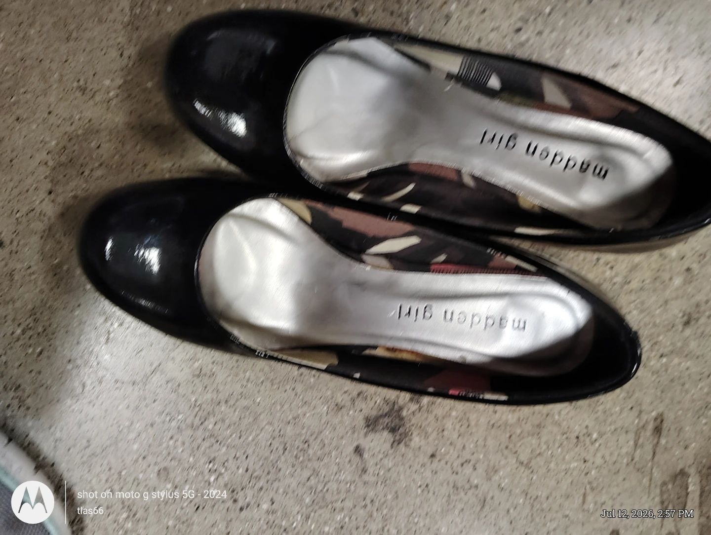 Madden Girl Black Patent Heels