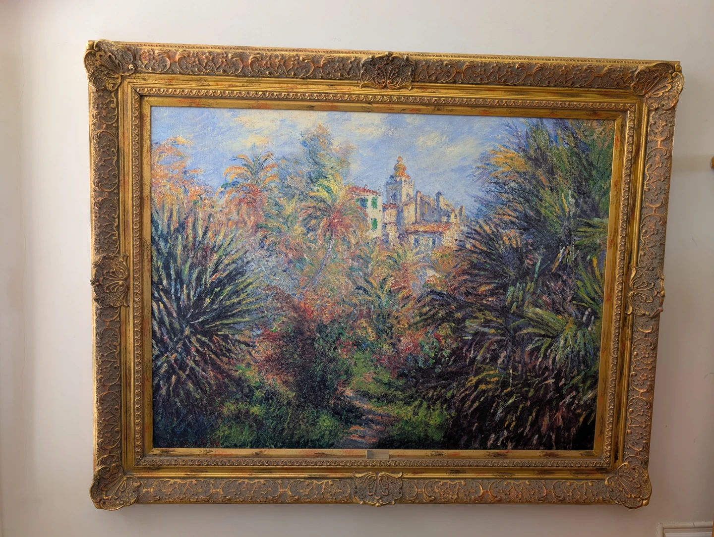 Framed Oil Painting - Monet Replica