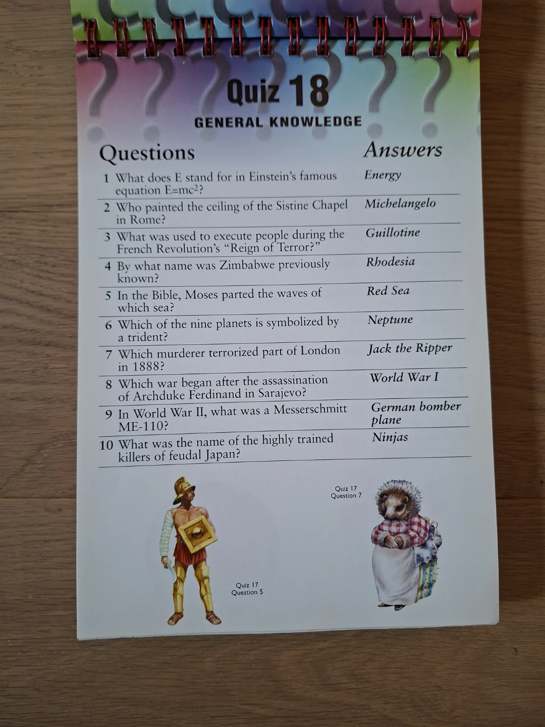Family Flip Quiz General Knowledge Book - photo 3