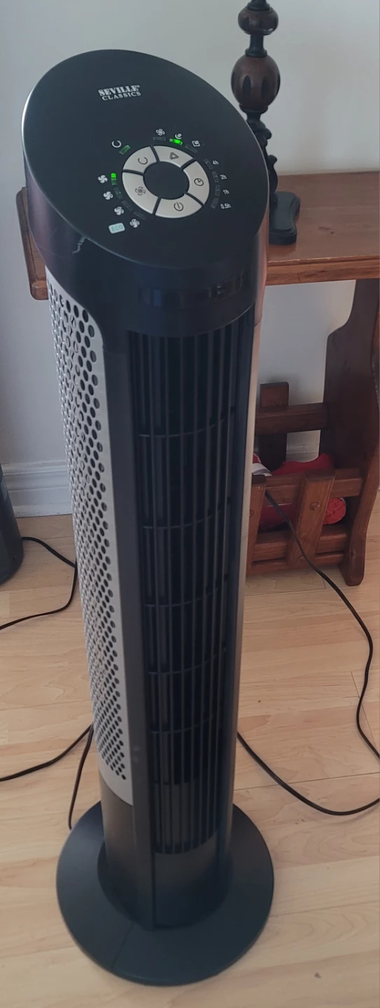 Seville Classics Oscillating Tower Fan