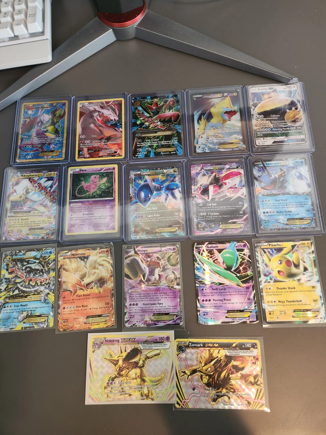 Heavily played pokemon card