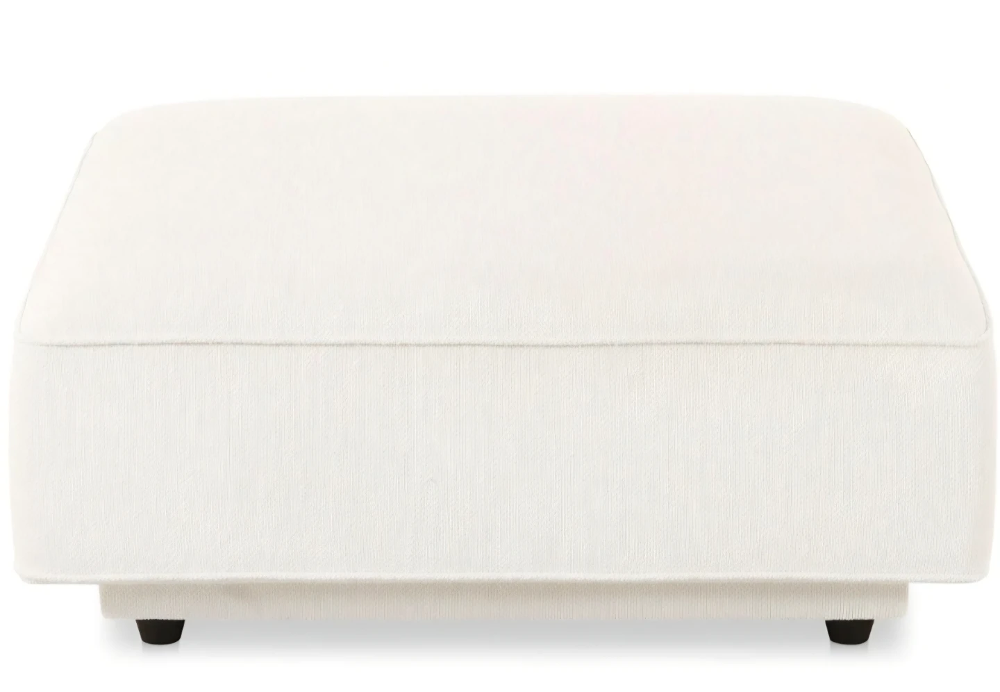 Cream Sectional Sofa Armchair with Ottoman - photo 4