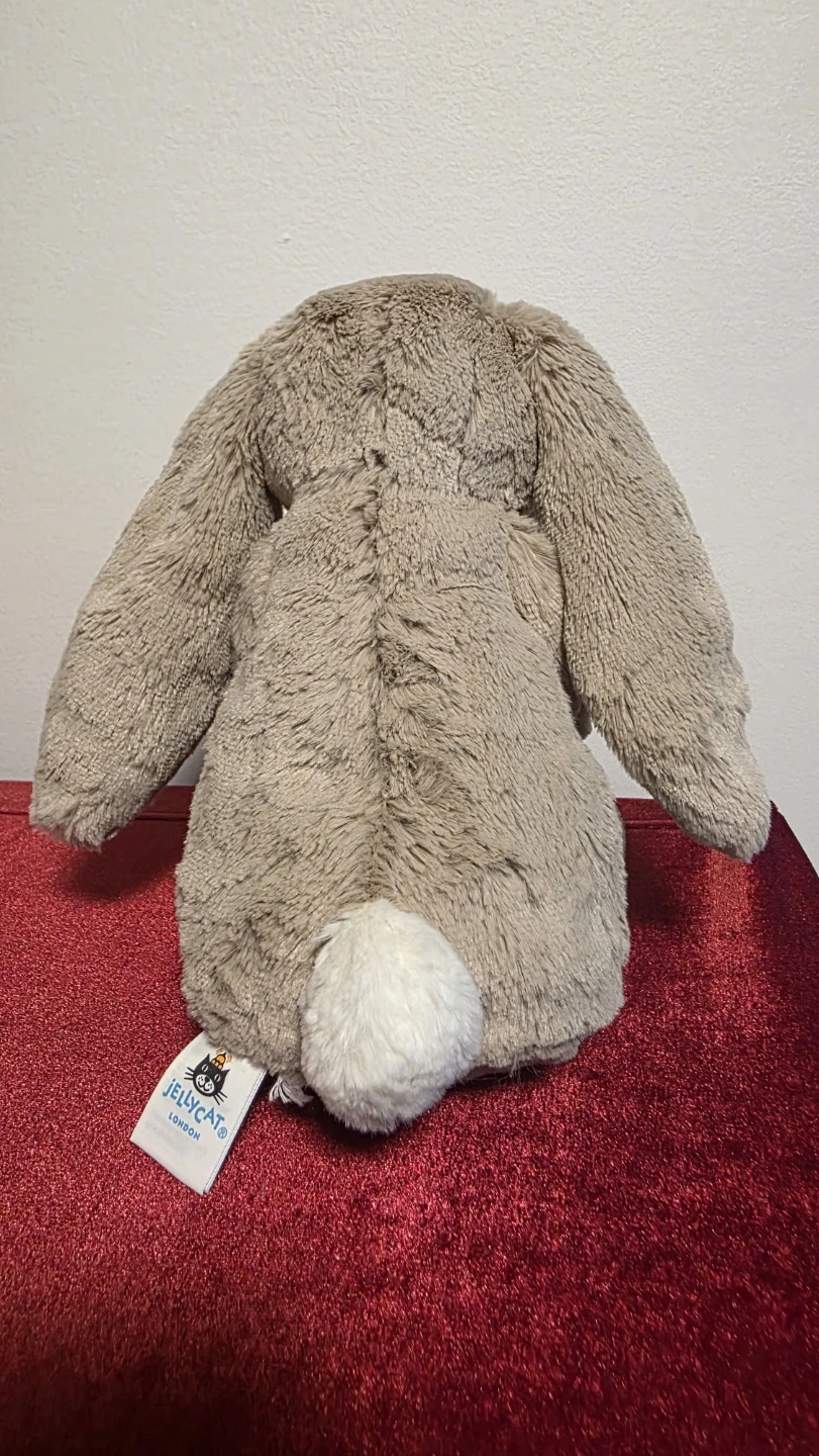 Jellycat Bashful Beige Bunny 'Birthday' BNWT 🔮Open to offer 🔮 - photo 2