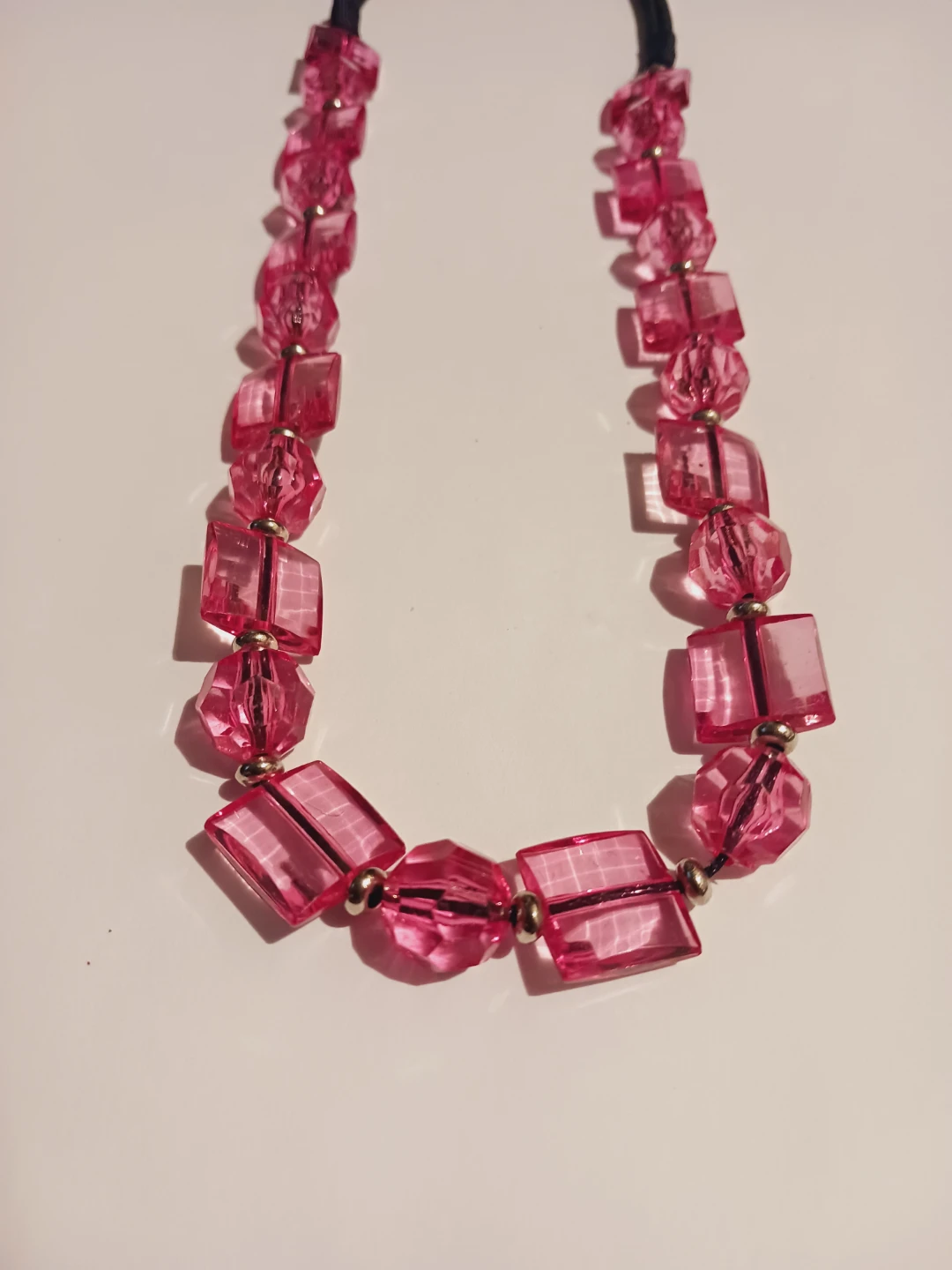 Pink Beaded Necklace