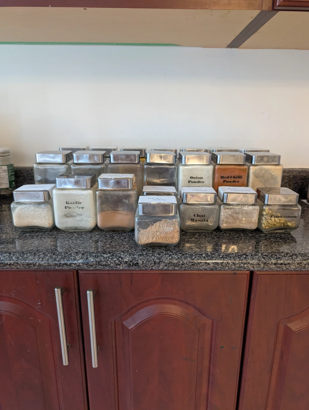 22 Spice Jars with Assorted Spices - photo 2