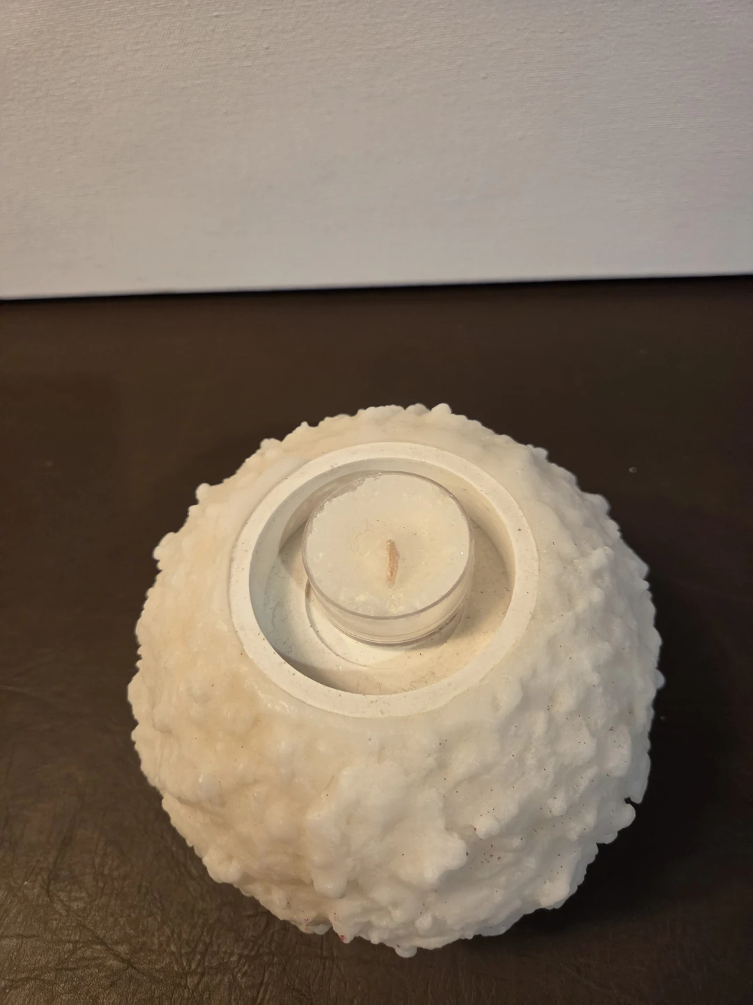 PartyLite Frosted Snowball Tealight Holder - photo 2