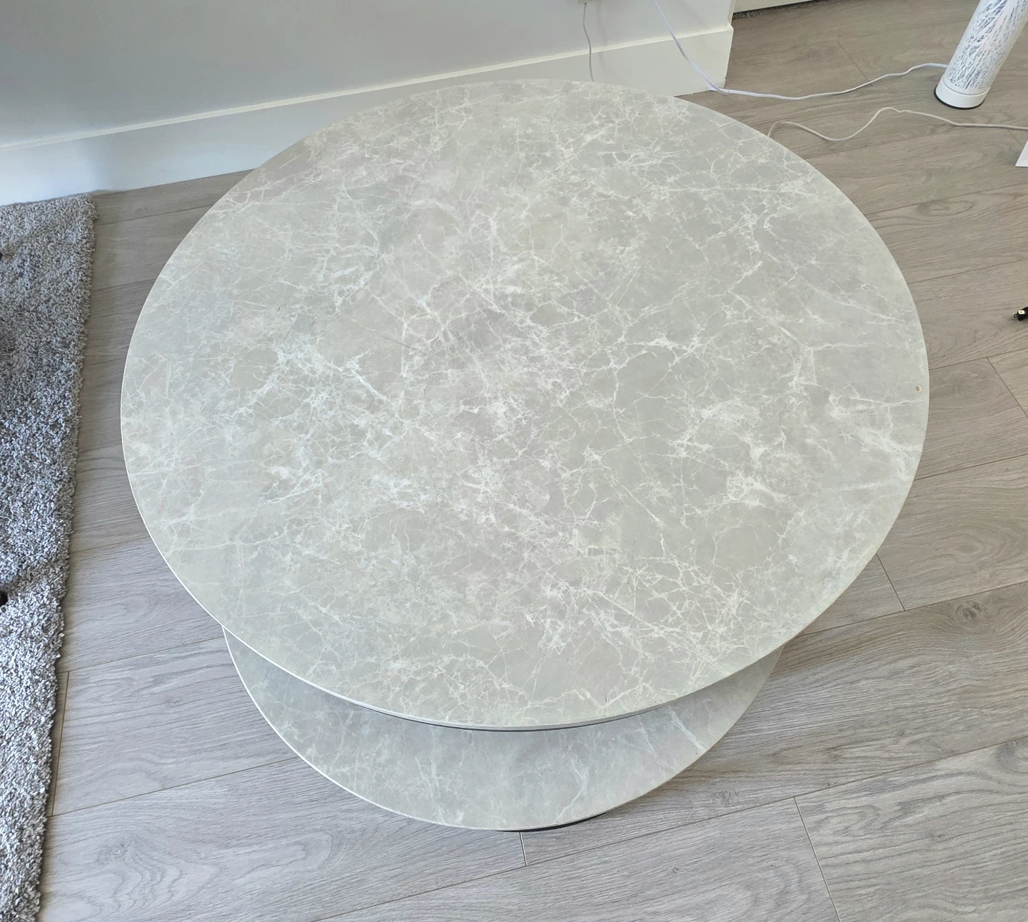 Set of 2 Round Nesting Coffee Tables - photo 4