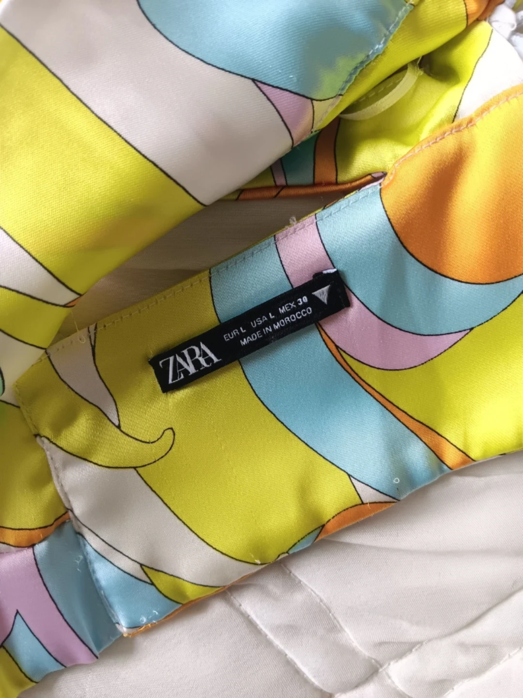 ZARA satin finish top - photo 2