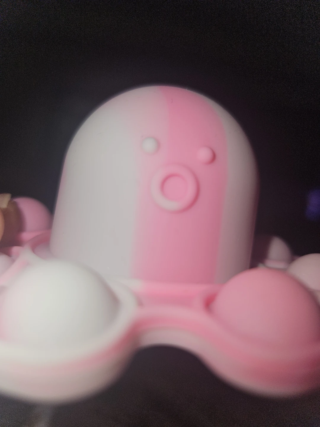 Pink and White Octopus Fidget Toy - photo 2