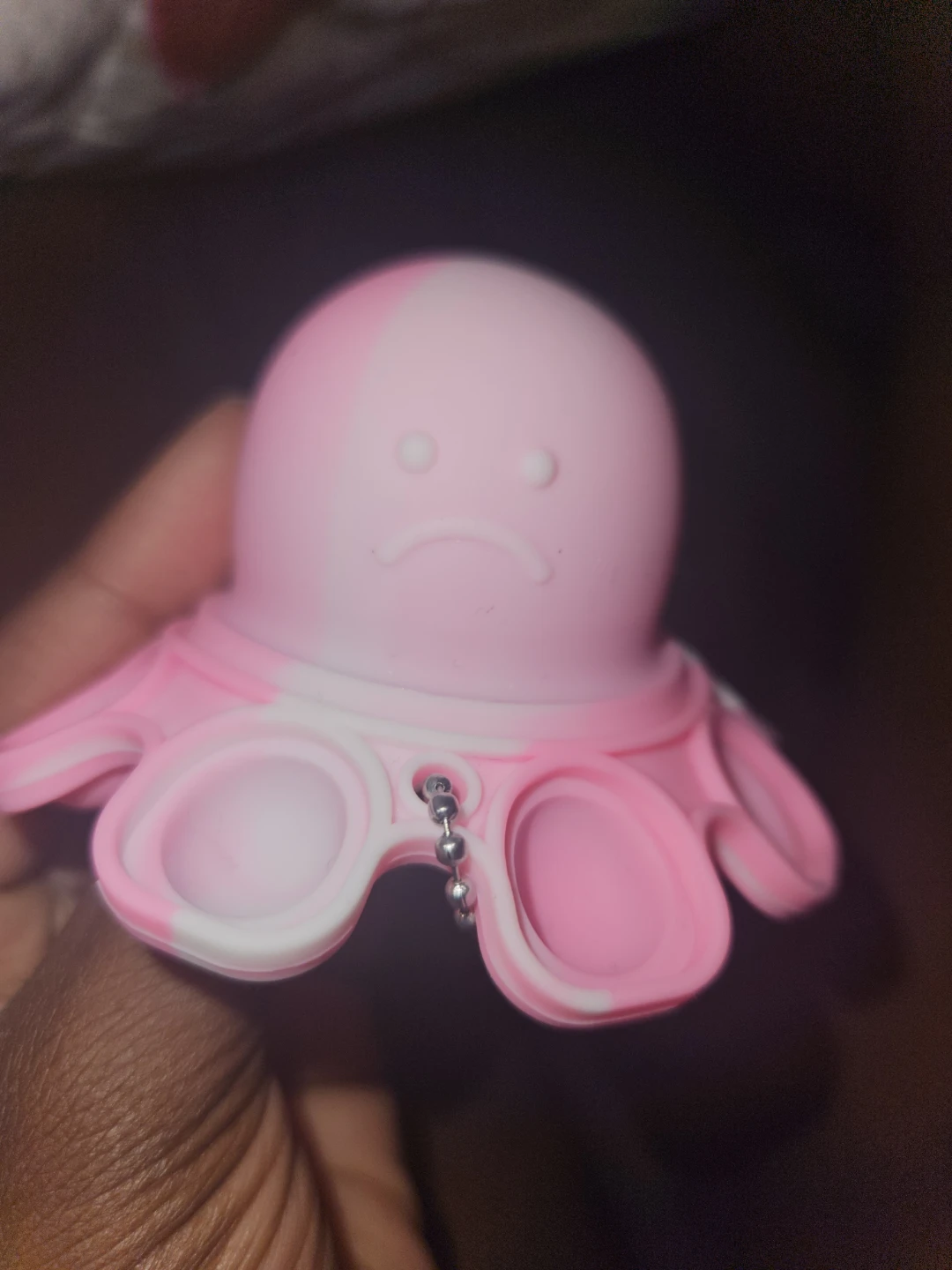 Pink and White Octopus Fidget Toy - photo 4