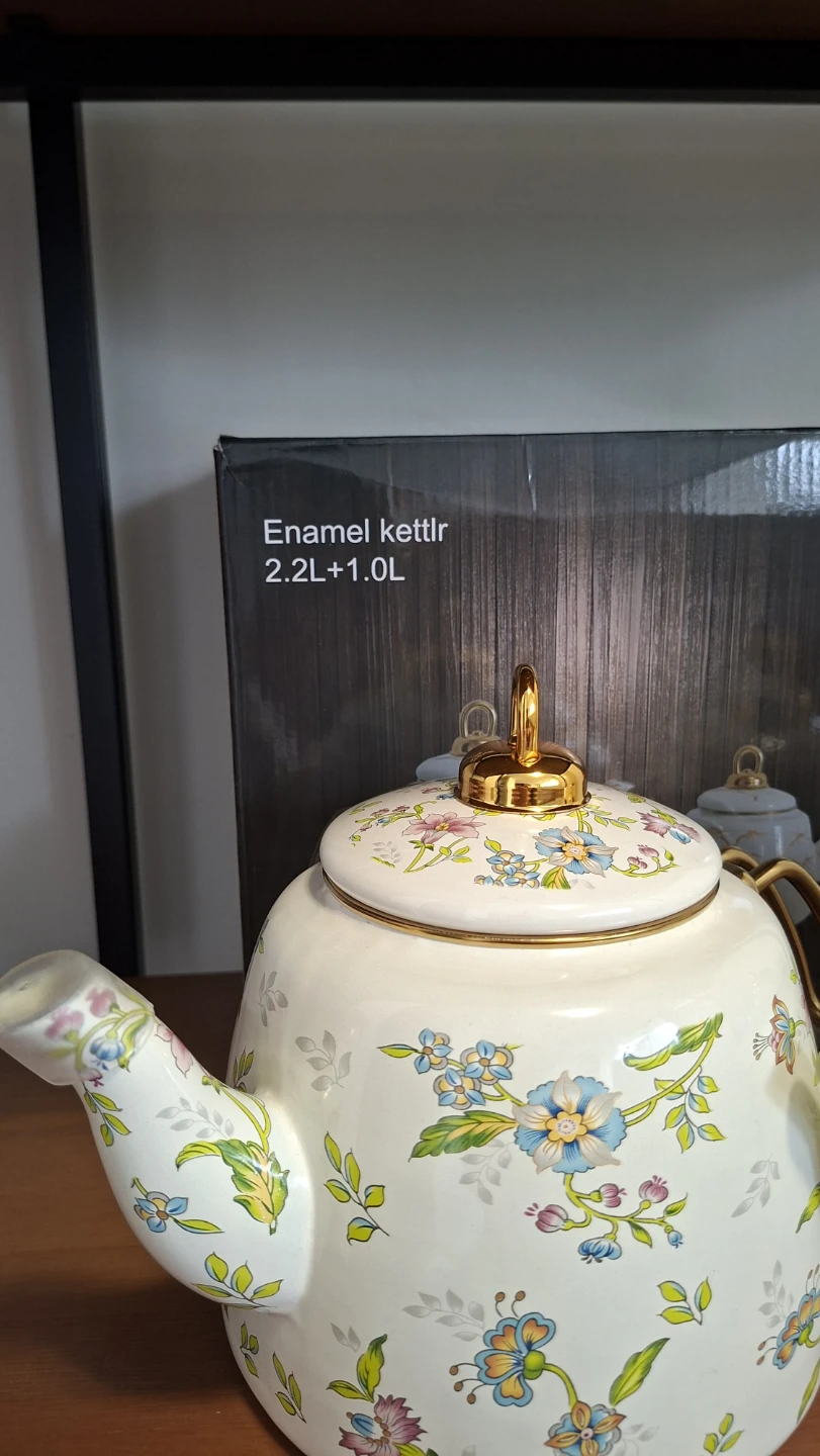 Enamel Kettle Set - 2.2L & 1.0L - photo 2