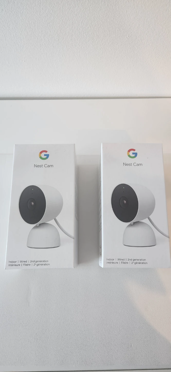 Pair Google Nest Cam (2nd Gen) Indoor Wired Security Camera