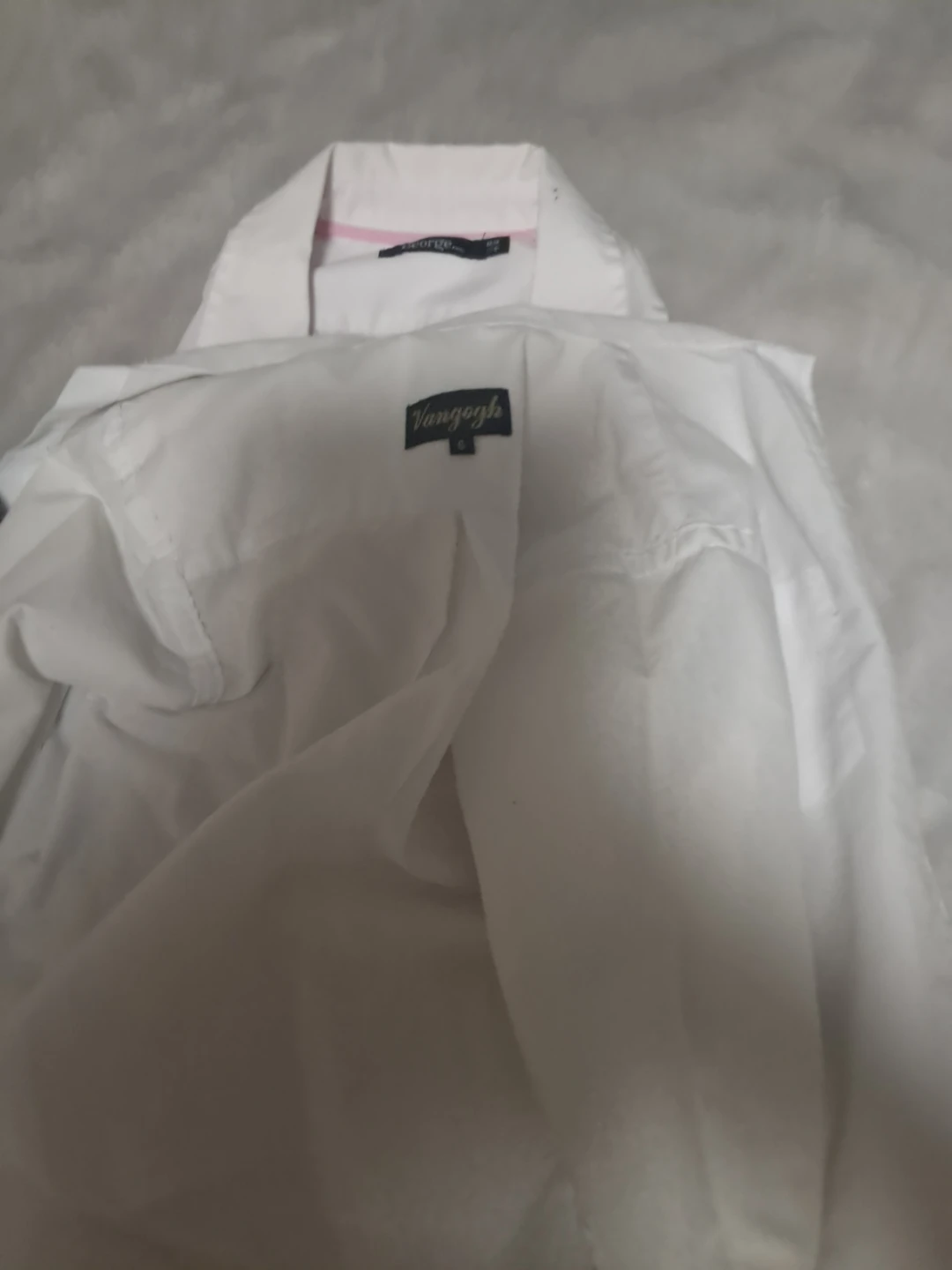White Shirt & Navy Pants Set school clothes - photo 2