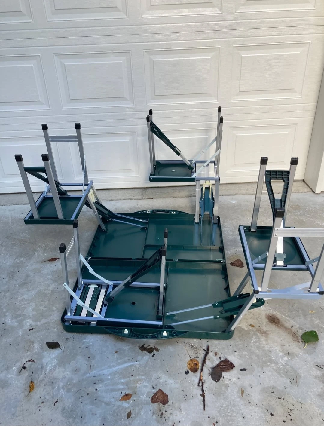 Folding Camping Table with Chairs. Picnic table - photo 2